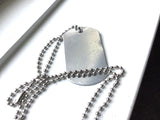 necklace with thin blue line cross embedded in a patriotic american flag