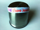 Jesus In My Heart Friendship Bracelet, white