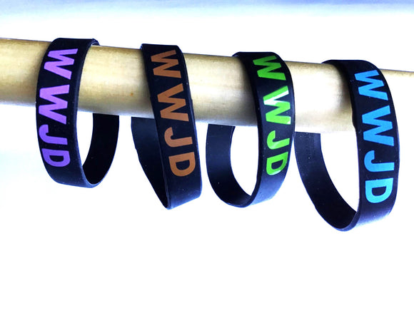 WWJD Rubber Wristband